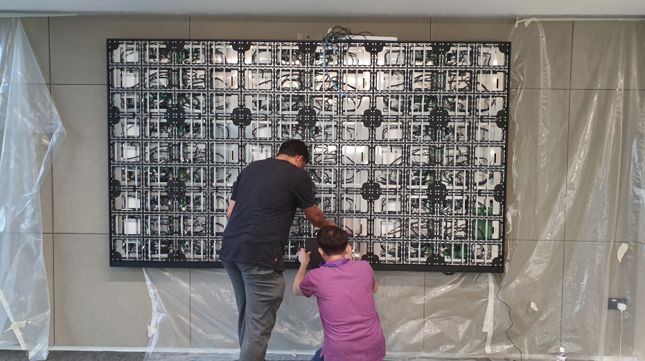 LED module screen TV