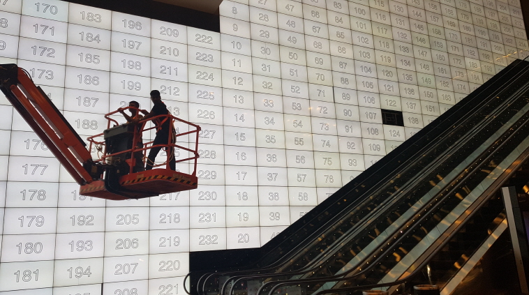 World record Big digital signage