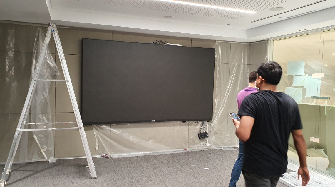 LED module screen TV