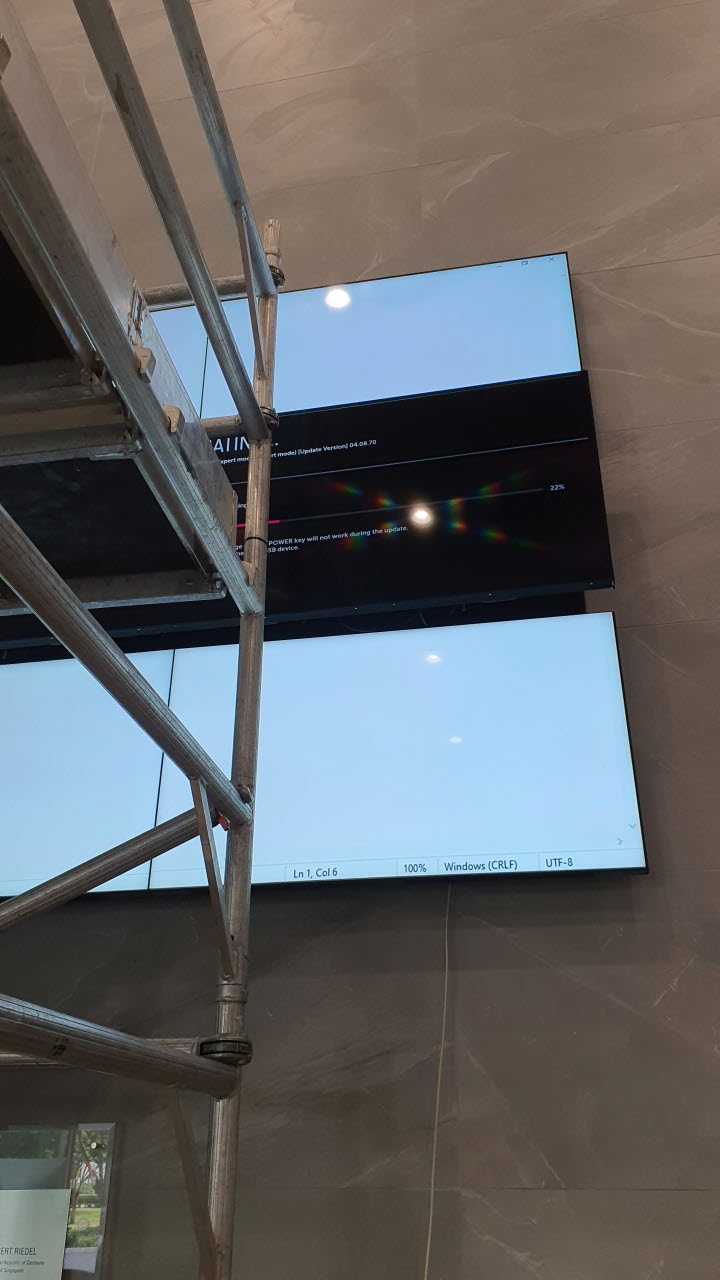 3 x 3 Video wall